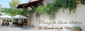 Pranzo santo stefano La Locanda tra gli Ulivi Corato